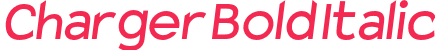 Charger Bold Italic